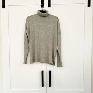 J. Crew Gray Turtleneck Sweater